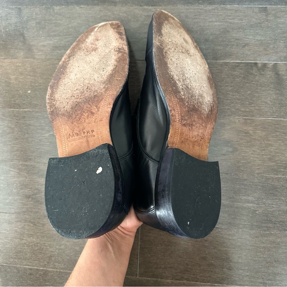 J. Murphy by Johnston & Murphy Men's Black Oxford Cap Toe Classic Size 9W - Picture 7 of 10